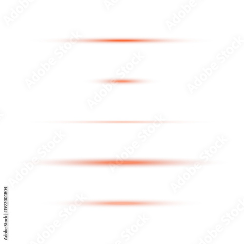 Red laser scan lines for security systems and futuristic digital data transmission