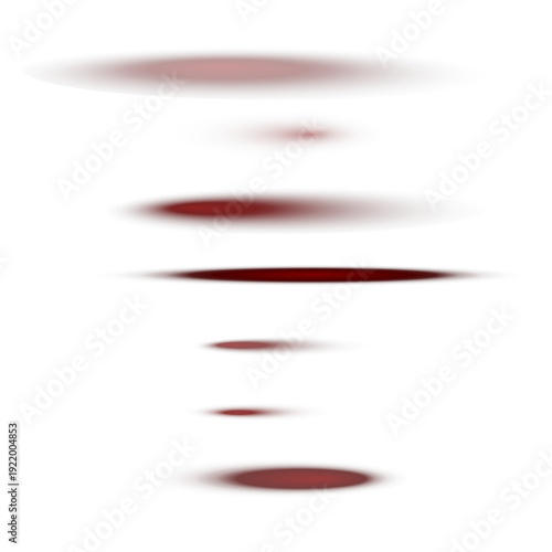 Realistic Red Blood Stains and Smears for Forensic Crime Scene Investigation or Horror Movie Design