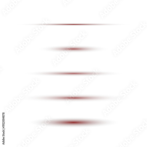 Red Shadow Effects for Horror Movie Poster Design and Dark UI Elements