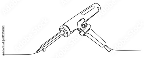Soldering iron tool for electronic components repair and DIY engineering project