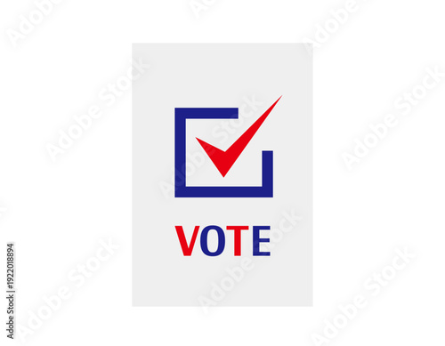 投票用紙のイラスト　選挙アイコン