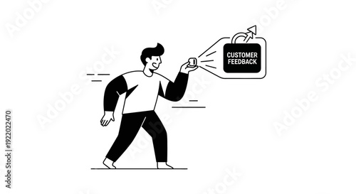 Customer feedback survey communication and engagement strategy for business growth