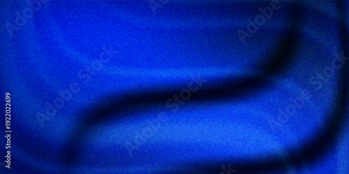  Black blue abstract background. Silk satin. Curtain, drapery. Shiny fabric. Dark. Wavy soft pleats. Navy blue elegant luxury background. Liquid wave effect. Gradient. Christmas. Festive.