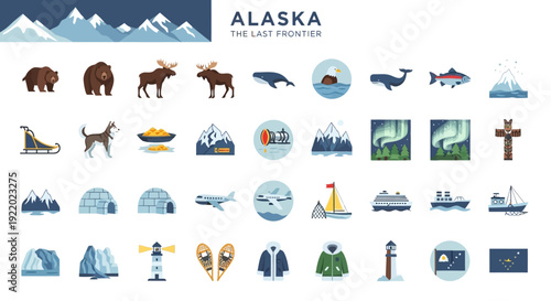 Alaska The Last Frontier Icons Exploring the Wildlife, Nature, and Culture of the Northern State