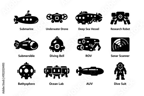 Underwater exploration vehicles: submarines, drones, and robotic technologies