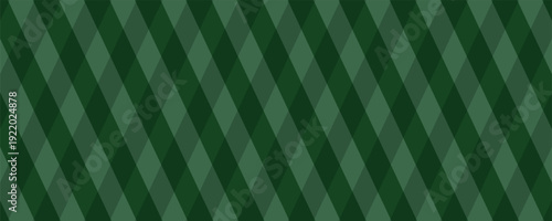 Seamless Green Argyle Diamond Pattern Background, Classic Geometric Textile Vector Illustration