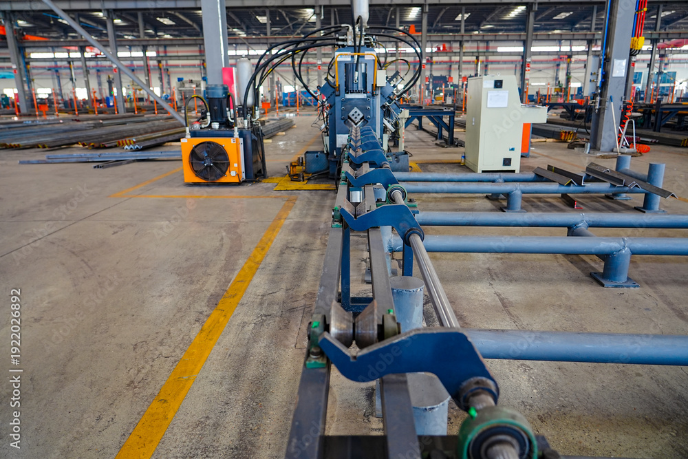 Fototapeta premium Factory Machinery, Equipment, and Accessories