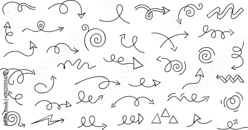 Ultimate Hand-Drawn Arrow and Abstract Graphic Symbol Mega-Bundle