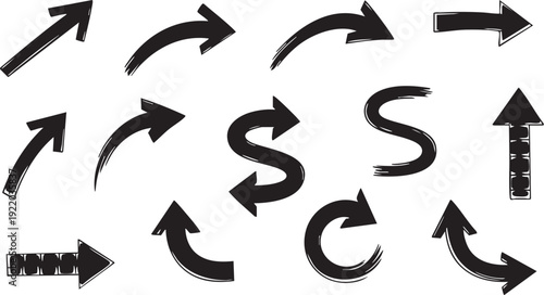 Ultimate Hand-Drawn Arrow and Abstract Graphic Symbol Mega-Bundle