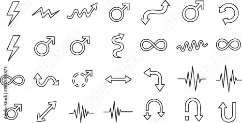 Ultimate Hand-Drawn Arrow and Abstract Graphic Symbol Mega-Bundle