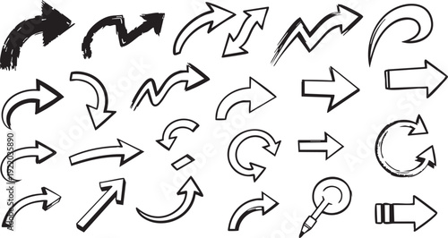 Ultimate Hand-Drawn Arrow and Abstract Graphic Symbol Mega-Bundle