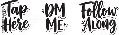 Engaging calls to action for social media engagement, encouraging interaction.