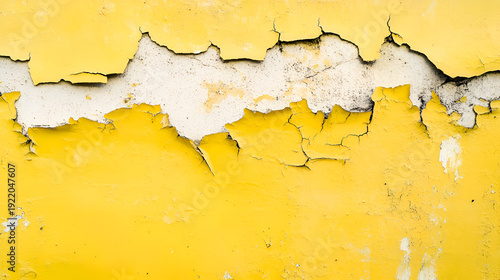 old yellow wall
