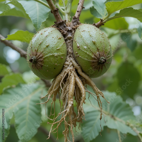 Root-knot disease caused by nematodes in guava