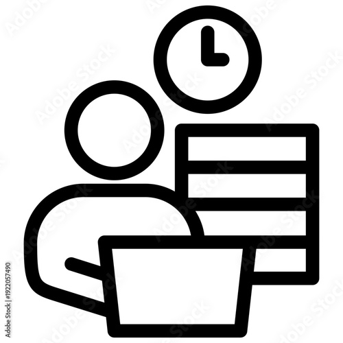 Workload Outline Icon