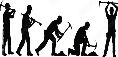 Army soldiers saluting silhouettes set, armed military troops holding national flags black vector illustration isolated on white background for defense concept