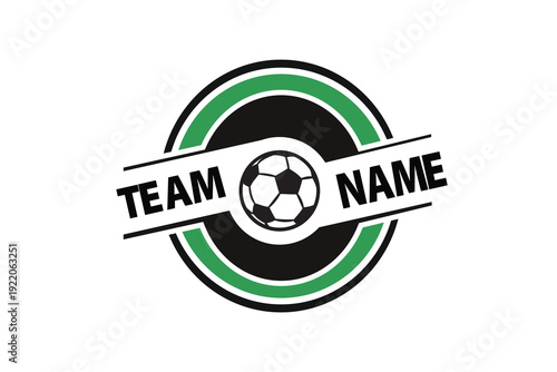 Soccer Team Sports Emblem Badge
