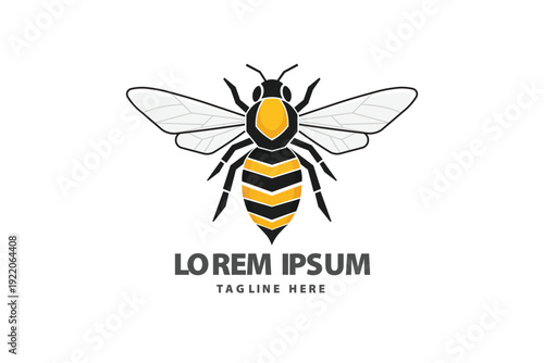 Detailed Bumble Bee Insect Illustration