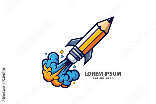 Rocket Pencil Creative Education Logo