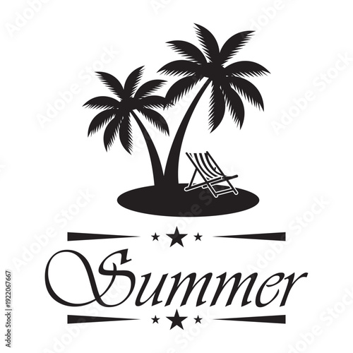 tropical paradise beach vacation getaway summer vacation relax chill palm trees deck chair sun getaway island dreams