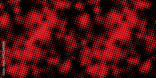 Seamless pattern with volcanic cracks with lava, glowing crevices. Abstract print