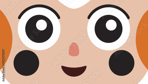 Refined one-line abstract face illustration with balanced negative space. Neutral tones make it perfect for modern wall art, posters, and design projects.