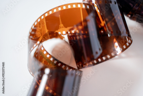 Paris negative film strip