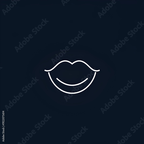 Articulation therapy icon design. Thin Outline Mouth and Letters Icon. Such Line sign as Articulation, Speech Therapy, Talk or Speak. vector illustration