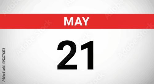 May 21 Calendar Date Displayed Prominently.