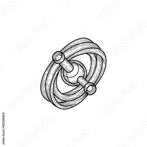 Hand-Drawn Gyroscope