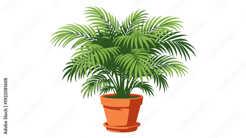 Obraz premium Potted Palm Tree