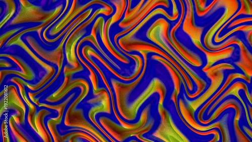 Vibrant Abstract Swirls of Color Flowing in a Mesmerizing Pattern.