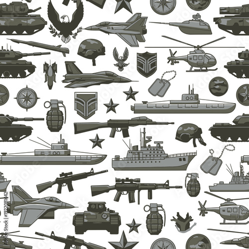 Military Equipment Pattern