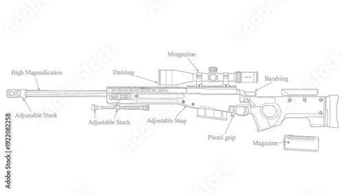 Annotated Rifle Diagram