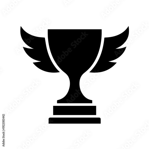 Winged Triumph Trophy Silhouette
