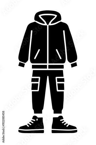 Streetwear Outfit Silhouette