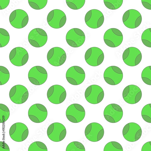 Green circle geometric pattern on white background. Great for Earth Day and eco design themes. Ideal for use in presentations, websites, or as a minimalistic design backdrop. Tennis.