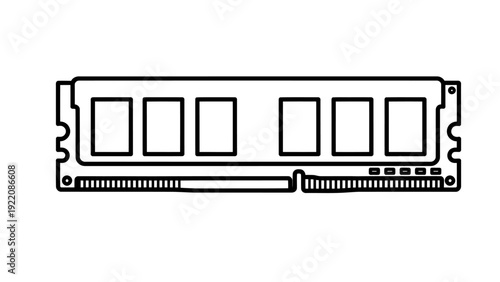 High performance memory module stick with multiple chips and edge connector for computer systems.