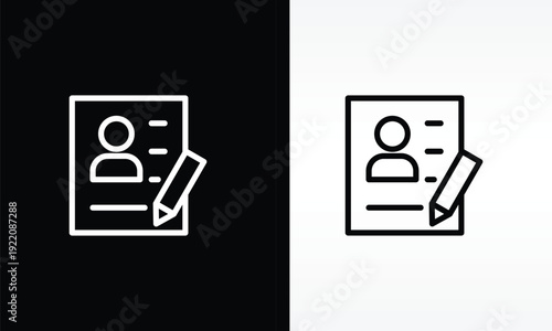 Applicant Vector, Icon Or Logo Sign Isolated Symbol Illustration