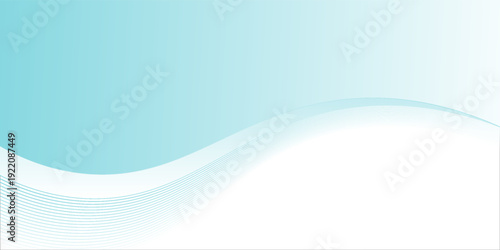 Abstract blue wave background, minimal wave design concept, eps10