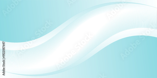 Abstract blue wave background, minimal wave design concept, eps10