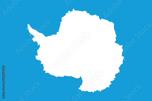 flag of Antarctica polar continent