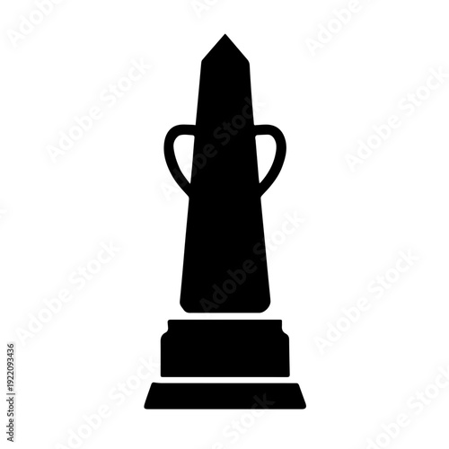 Obelisk Champion Trophy Silhouette