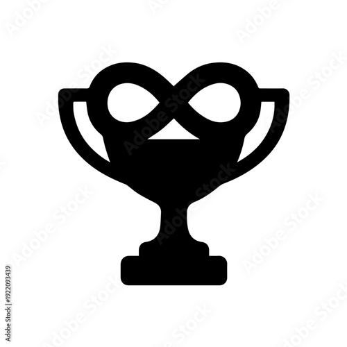 Infinity Victory Trophy Silhouette