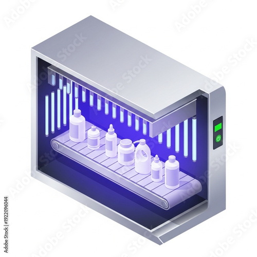 UV Sterilizer Cabinet for Disinfecting Bottles and Containers.
