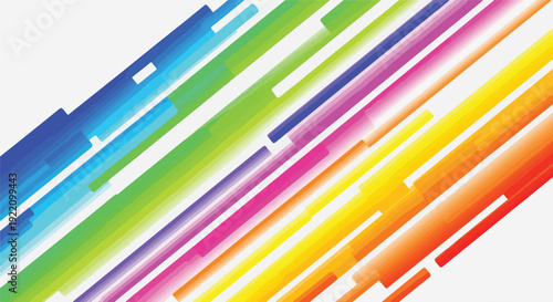 Colorful, diagonal stripes create a vibrant and dynamic abstract background