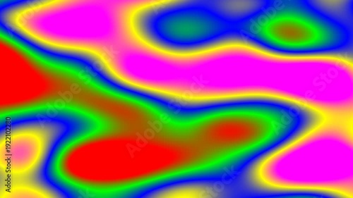 Abstract Psychedelic Liquid Light Show Background Loop.