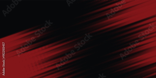 Halftone dots red and blue color pattern gradient grunge texture background. Dot pop art comic sport style vector illustration. modern background