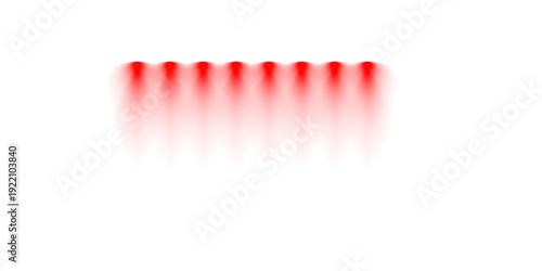 Bilde på lerret Vibrant red stage lights illuminate a dark background creating a dramatic and en