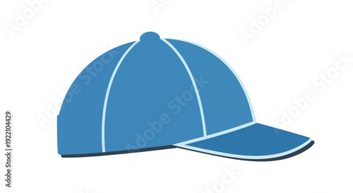 Blue Baseball Cap Icon